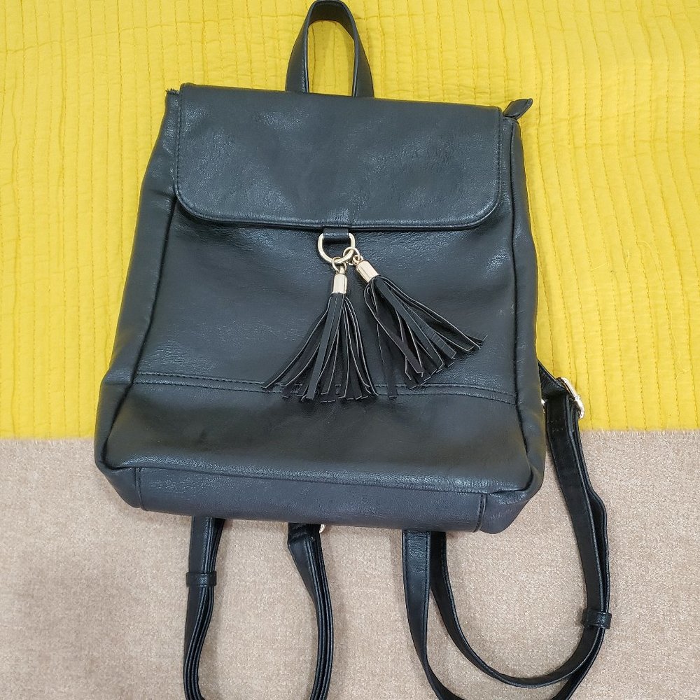 Sole Society black backpack